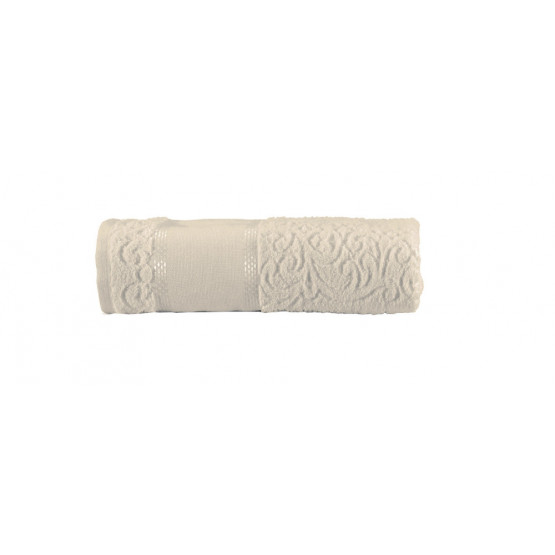 Toalha Rosto Melina Bege cor 144 para Bordar 50x80cm 99% Algodão/1% Viscose de R$21,80 por