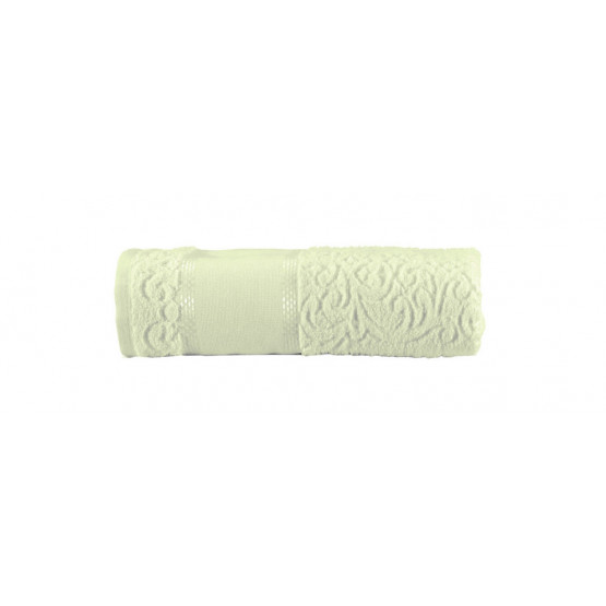 Toalha Rosto Melina Verde cor 499 para Bordar 50x80cm 99% Algodão/1% Viscose de R$21,80 por