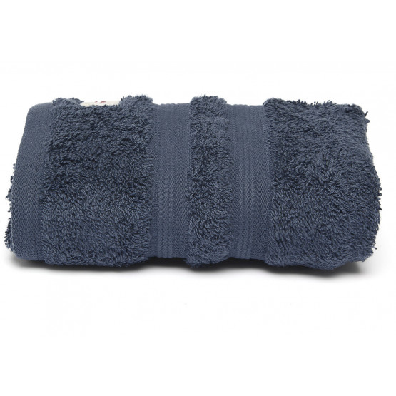 Toalha Rosto Algodão Egipcio Buddemeyer Azul Escuro 48x90cm 100%Algodão