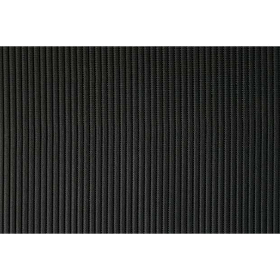Passadeira Tropical AntiDerrapante Soft Liso Preto Larg. 43cm 100%pvc - preço p/ metro
