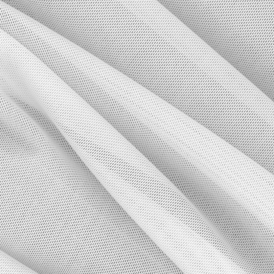 Tule com Elastano Branco Larg 160cm 95,5%Poliamida 4,5%Elastano