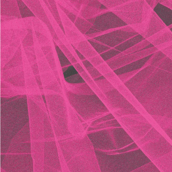 Tule Rosa Neon Largura 240cm 100% Poliamida