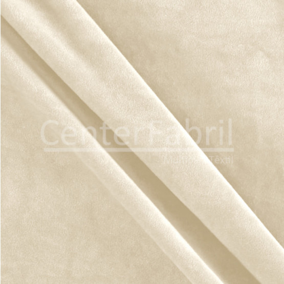Tecido Veludo Deluxe Areia Claro Larg 140cm 100%Poliester 280gr/m2. Conserv 1-H/2-2/3-3/5-4/6-2/4-3 