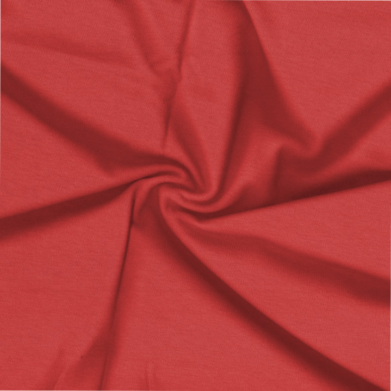 Malha Viscolycra Lisa Vermelho Larg.160cm 63%Poliester/32Viscose/5%Elastano * Preço por metro