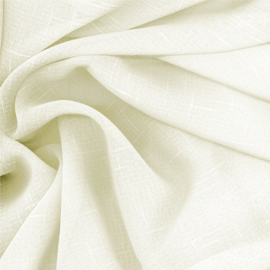 Voil Trabalhado Marfim Off White  para cortina Larg.275cm 100% poliester