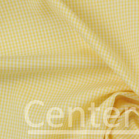 Tecido Tricoline Xadrez Vichy 1xm Amarelo Larg 150cm 100%algodão
