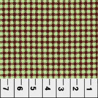 Tricoline xadrez vichy marrom e fundo verde larg 140cm 100%algodão