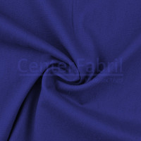 Tecido Linho c/Elastano Azul Bic Largura 140cm 51%Viscose 47%Linho 2%Elastano