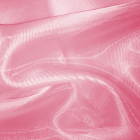 Organza Cristal Rosa Pink com brilho Lg.147cm-100%POLIESTER