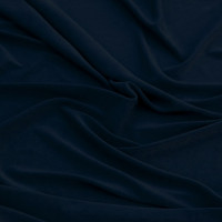 Tecido Crepe Haya Femme Elastano Azul Marinho Largura 145cm 90%Poliester 10%Elastano