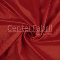 Tecido Pelúcia Velboa Vermelho Largura 140cm 100%Poliester 185gr/m2. Preço por metro.promo de $19,80 por