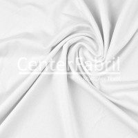 Tecido Malha Micro Fluid Branco Larg 150cm 92%Poliester 8%Elastano 220gr/m2 -  Preço por metro