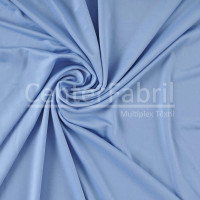 Tecido Malha Micro Fluid  Azul Larg 150cm 92%Poliester 8%Elastano 227g2533r/m2 -  Preço por metro