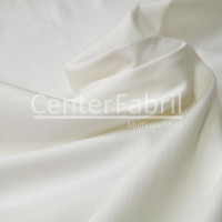 TECIDO BENGALINE LISO Off White  Lg 145cm 75%Viscose 20%Poliamida 5%Elastano - no urdume