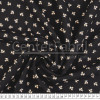 Tecido Viscose Estampa  Flor Miúda Fdo Preto Larg 140cm 100%Viscose. 121gr/m² Conserv1-H/2-2/3-3/5-3/6-1 - 1
