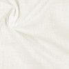 Tecido Cambraia de Linho Branco/Offhite  Larg 140cm 100%Linho - 1