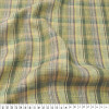 Tecido Cambraia de Linho Fio Tinto Xadrez Larg 1,50mt 100%Linho ref.FTtop 06/01- 125gr/m2 - 1