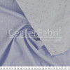 Tecido Chambray  Estampa Pois Azul Larg 1,50m -100%Algodão. Conserv1-J/2-3/3-3/4-3/5-2/6-8/6-4 - 1