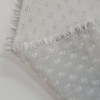 Tecido Algodão Leve Jacquard Cinza Dupla Face Larg 1,50m 100%Algodão - 1