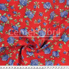 Tecido Gorgurinho Estampa Chitão Vermelho Larg150cm 50%Algodaõ 50%Poliester 123gr/m2 - 1