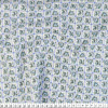 Tecido Tricoline Tropical Estamp Azul Fdo Bco  Lg1,40cm 100%Algodão - 1