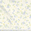Tecido Tricoline Paris Estampa Peq  Azul Fdo Cru Larg 140cm 100%Algodão - 1