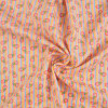 Tecido Tricoline Estampado Vermelho Fdo List colors larg 147cm 100%Algodão - 1