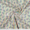 Tecido Tricoline Estampado Marinho Fdo List colors larg 147cm 100%Algodão - 1
