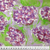 Tecido Tricoline Estampa Floral Verde e Roxo Fdo Lilas Larg, 147cm 100%Algodão Promo de R$26,90 por - 1