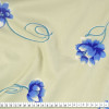 Tecido Tricoline Estampa Floral Azul Fdo Vde Larg,140cm 100%Algodão Promo de R$26,90 por - 1