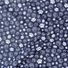 Tecido Tricoline Estampada Patas / Patinhas Fundo Marinho Larg 1,47mt 100% algodão Preço por Metro - 1