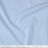 Tecido Tricoline Estampa Bolinhas Brancas Fundo Azul Larg 1,47mt 100% algodão - 1