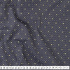 Tecido Tricoline Estampa Bolinhas Bege/káki Fundo Marinho Larg 1,47mt 100% algodão - 1