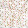 Tecido Tricoline Estampa Chevron Fdo Branco Larg 1,47mt 100% algodão Preço por Metro -120gr/m²  - 1