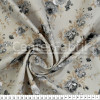 Tecido Tricoline estampa Floral Cinza Fdo Bege Larg 147cm 100% Algodão 120gr/m2 Preço por Metro - 1