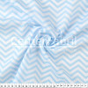 Tecido Tricoline estampa Chevron Azul Claro Larg 147cm 100% Algodão 120gr/m2 Preço por Metro - 1