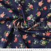 Tecido Tricoline estampa Floral Pequeno Vermelho Fdo Marinho Larg 147cm 100% Algodão 120gr/m2 Preço por Metro - 1