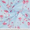 Tecido Tricoline estampa Flamingo Rosa Larg 1,47mt 100%algodão Preço por Metro -120gr/m2 - 1
