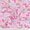 Tecido Tricoline Misto Estampado Unicórnio Rosa Larg150cm 66%Algodaõ 34%Poliester 110gr/m2 - 1