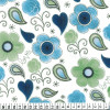 Tricoline  Floral Larg. 1,47mt 100%algodão - 1
