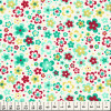 Tecido Tricoline est Flores miudas Vde 100%Algodão Larg150cm ref.5176G01 - 1