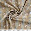 Tecido Tricoline Estampa Folhinhas no Listrado Bege Largura 150cm 100%Algodão Conserv 1-I/2-2/3-2/4-1/5-2/6-1 - 1