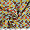 Tecido Tricoline Estampa Luvas Coloridas Fdo Azul Largura 150cm 100%Algodão Conserv 1-I/2-2/3-2/4-1/5-2/6-1 - 1