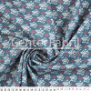 Tecido Tricoline Estampa English Roses Bco e Verm Fdo Azul Largura 150cm 100%Algodão Conserv 1-I/2-2/3-2/4-1/5-2/6-1 - 1