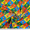 Tecido Tricoline Col Turma da Monica - Turma em Losango Largura 150cm 100%Algodão 120gr/m2. Conserv 1-I/2-2/3-2/4-1/5-2/6-1 - 1