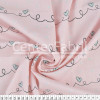 Tecido Tricoline Doodle Coração Fdo Rosa Largura 150cm 100%Algodão Conserv 1-I/2-2/3-2/4-1/5-2/6-1 - 1