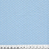 Tecido Tricoline Bola Branca fundo Azul 100% algodão - 1
