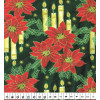 Tricoline Natal - Velas Natal -Larg 140cm 100%algodão Preço por Metro - 1