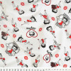 Tricoline Estampado Coleção Betty-Boop Beijo Fdo Branco Larg.150cm 100%Algodão - 1
