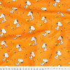 Tricoline Estampado Coleção Snoopy-Woodstock Fd Laranja Larg.150cm 100%Algodão - 1